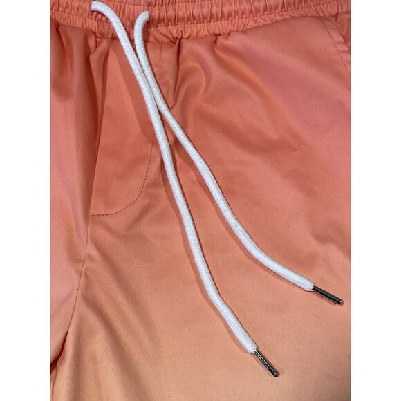 SHEIN Women’s Elastic Waist Peach Colored Shorts Size Small Drawstring, Pockets - Picture 8 of 12